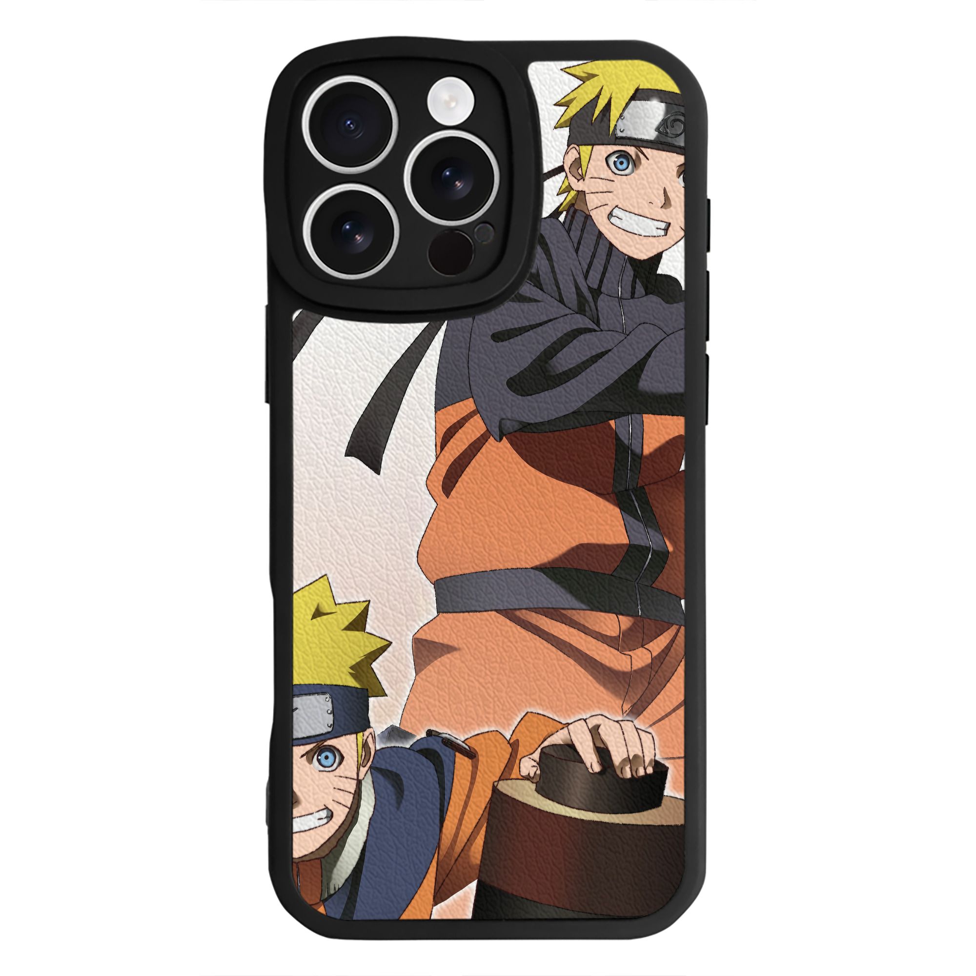 （画像用） NARUTO -ナルト- NARUTO -ナルト- 疾風伝 【iPhone 16シリーズ対応】シリコンスマホケース（レザー調） 材質：シリコン